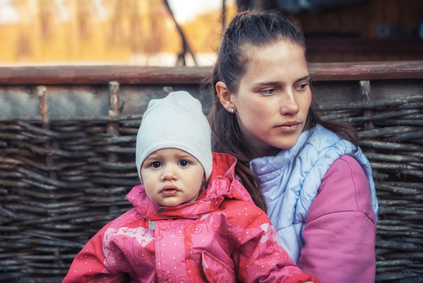 photo of a mother with a young child