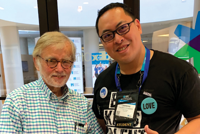 Dr. Lawrence Yang (right) and mentor Dr. Paul Batalden (left)