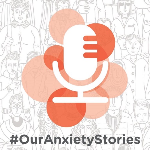 logo of the #OurAnxietyStories podcast