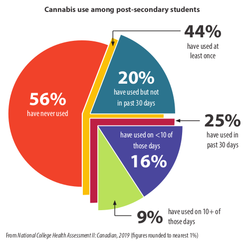 cannabis use on campus