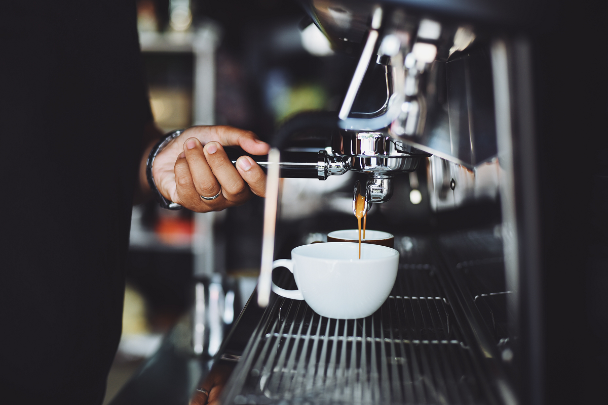 photo of an espresso machine