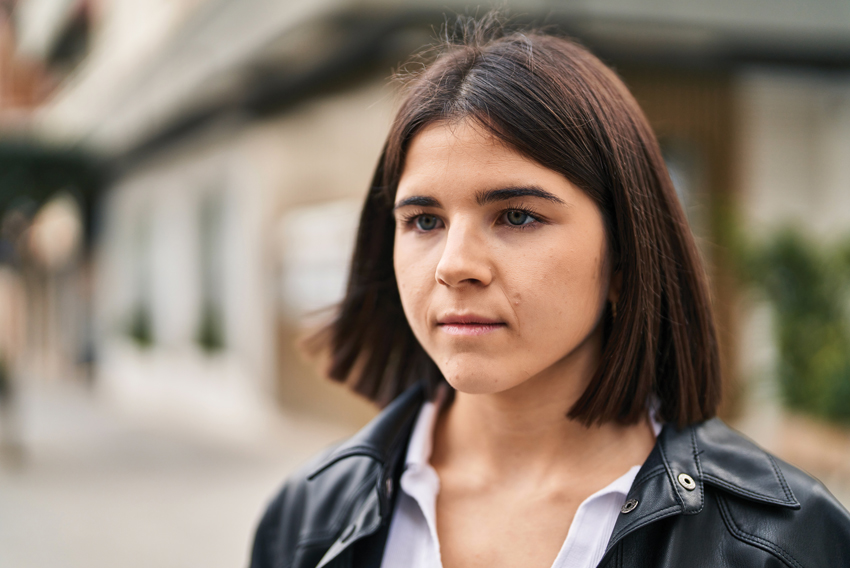 Stock photo of young woman