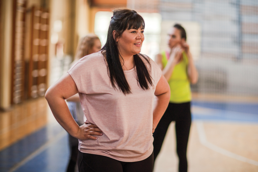 Stock photo of a dance class