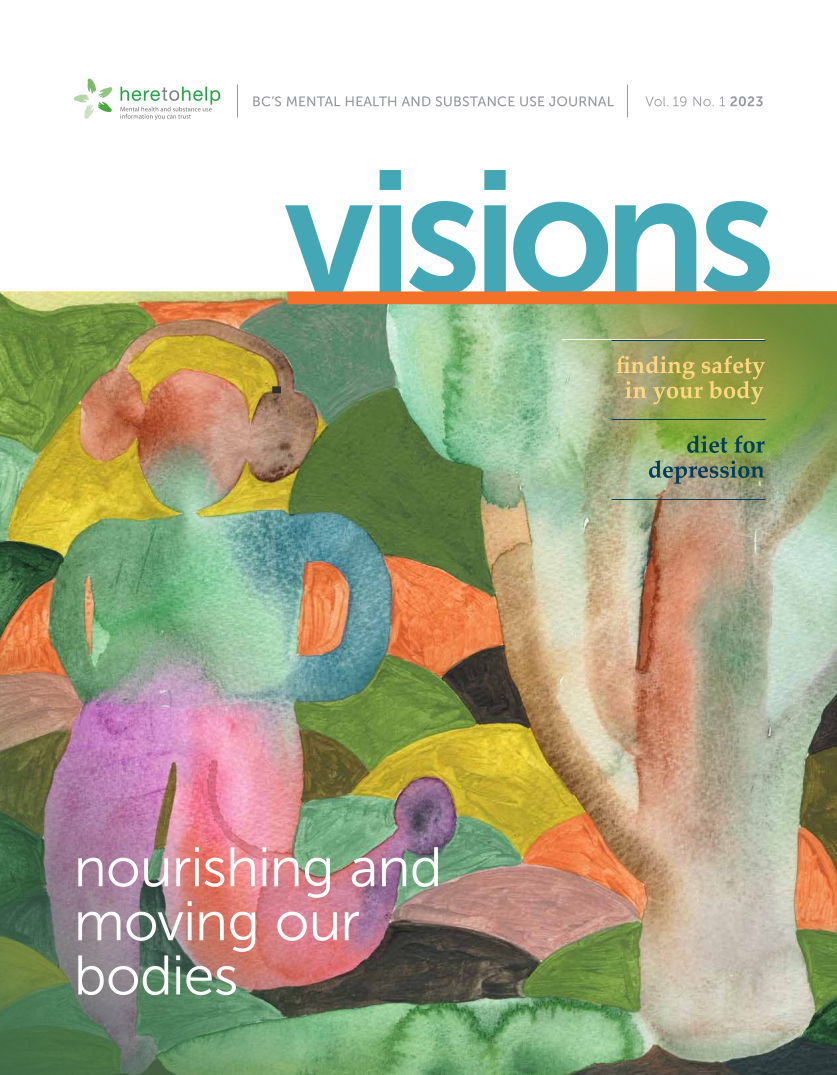 cover of the Nourishing and Moving Our Bodies issue of Visions Journal