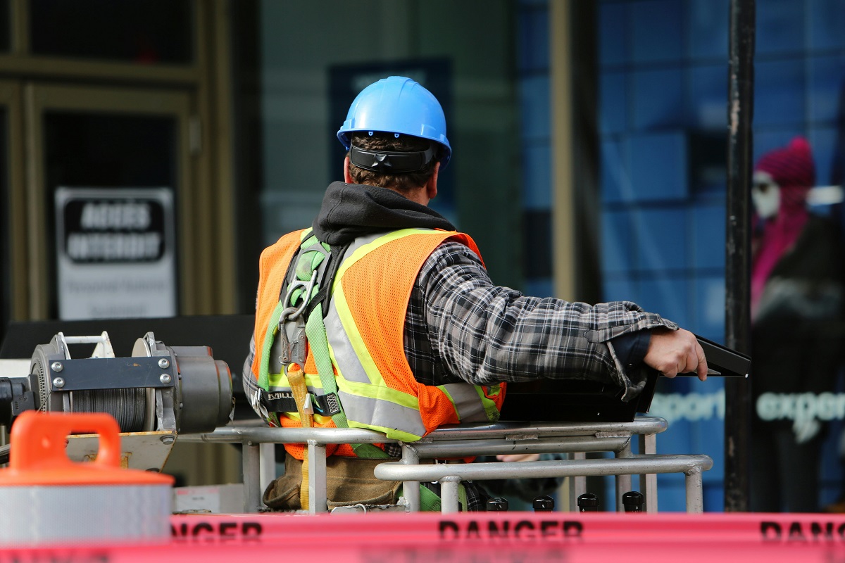 stock photo of a construction worker