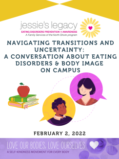 Navigating Transitions and Uncertainty: A Conversation about Eating Disorders and Body Image on Campus. 