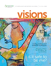 Cover of Visions magazine, the "Is It Safe to Be Me" issue